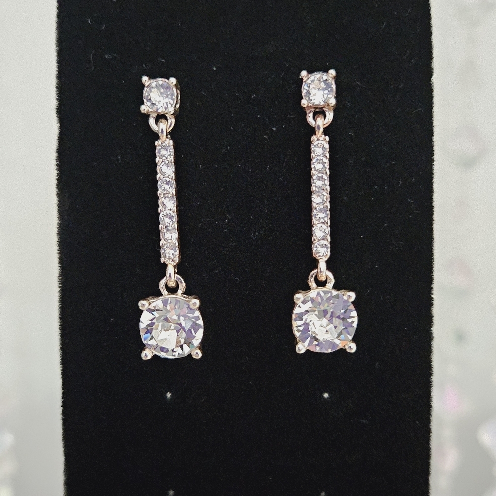Gloria Vanderbilt - Rhinestone Drop Earrings